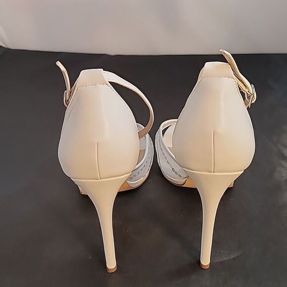 BRAND NEW RAMPAGE HIGH HEEL STILETTOS ADJUSTABLE BUCKLE STRAP SANDAL G1 - Picture 8 of 16